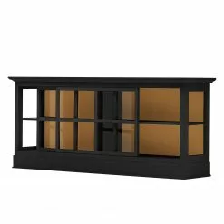 Maison Belfort Sideboard Azjana I - Schwarz / Pinie Honig -Buromobel Verkaufe sideboard azjana i pinie teilmassiv schwarz pinie honig 3394789