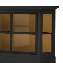 Maison Belfort Sideboard Azjana I - Schwarz / Pinie Honig -Buromobel Verkaufe sideboard azjana i pinie teilmassiv schwarz pinie honig 3394797