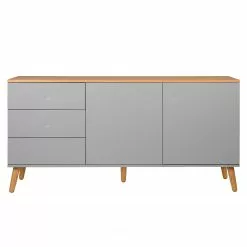 Tenzo Sideboard Dot I - Grau -Buromobel Verkaufe sideboard dot i eiche teilmassiv grau 4148652