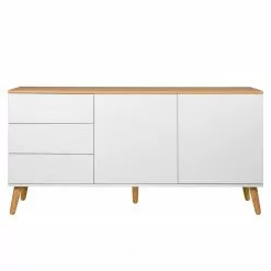 Tenzo Sideboard Dot I - Weiß -Buromobel Verkaufe sideboard dot i eiche teilmassiv weiss 4148632