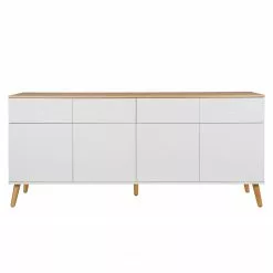 Tenzo Sideboard Dot II - Weiß -Buromobel Verkaufe sideboard dot ii eiche teilmassiv weiss 4148712