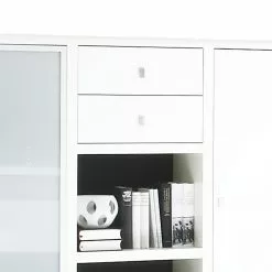 Loftscape Sideboard Emporior II - Weiß -Buromobel Verkaufe sideboard emporior ii weiss glastuer satiniert 1554634