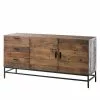 Ars manufacti Sideboard Grasby - Altholz Pinie / Metall - Pinie Dunkel / Schwarz -Buromobel Verkaufe sideboard grasby altholz pinie metall pinie dunkel schwarz 4885004