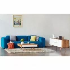 Studio Copenhagen Sideboard Loca I - Weiß / Wildeiche - Breite: 180 cm -Buromobel Verkaufe sideboard loca i wildeiche teilmassiv wildeiche weiss 180 cm 3541089