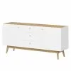 Germania Sideboard Monteo I - Weiß / Eiche -Buromobel Verkaufe sideboard monteo weiss eiche 4943300