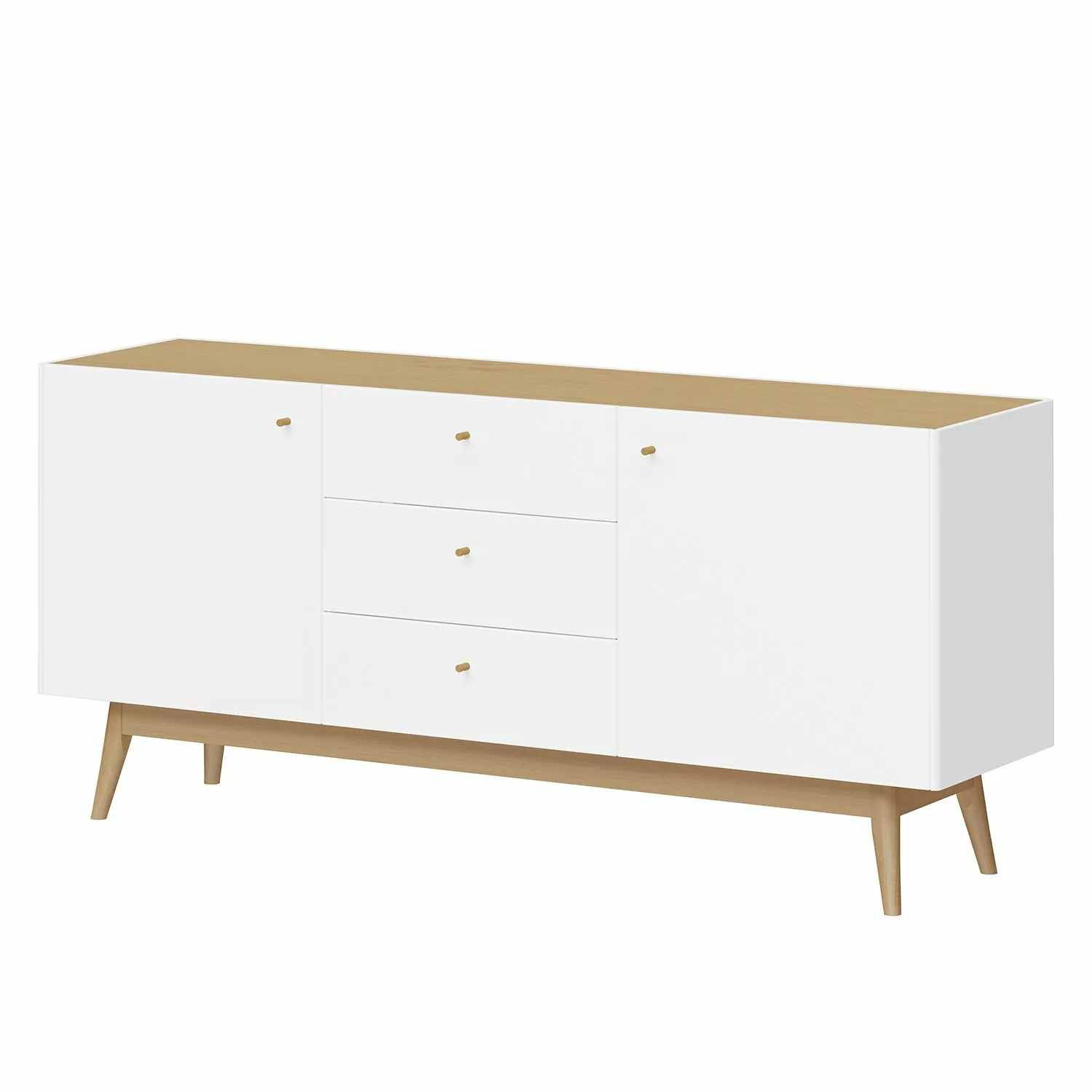 Germania Sideboard Monteo I - Weiß / Eiche 3 Germania Sideboard Monteo I - Weiß / Eiche