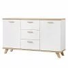 Germania Sideboard Neston I - Matt Weiß / Eiche Sanremo Dekor -Buromobel Verkaufe sideboard neston i supermatt weiss eiche sanremo dekor 3908928