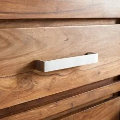 Ars Natura Sideboard Ohio I - Seesham massiv - gewachst -Buromobel Verkaufe sideboard ohio i seesham massiv gewachst 3458329