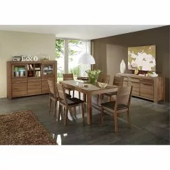 Ars Natura Sideboard Pia I - Wildeiche massiv - geölt -Buromobel Verkaufe sideboard pia wildeiche massiv geoelt 302700