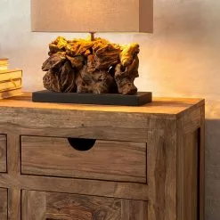 Wolf-Möbel Sideboard Yoga II - Sheesham massiv - Natur -Buromobel Verkaufe sideboard yoga ii sheesham massiv natur 524651