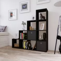 VCM Standregal Napoli - Schwarz 6 VCM Standregal Napoli - Schwarz -Buromobel Verkaufe standregal napoli schwarz 5053856