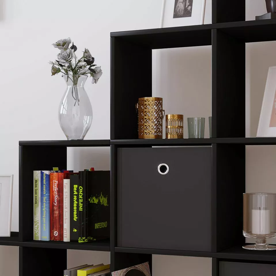 VCM Standregal Napoli - Schwarz 5 VCM Standregal Napoli - Schwarz – Bild 3