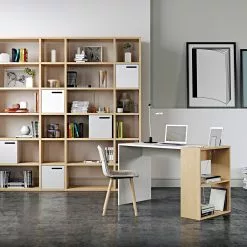 Temahome Schreibtisch Zoelen - Matt Weiß / Eiche -Buromobel Verkaufe temahome buero 05 01 2017 4318648