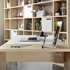Temahome Schreibtisch Zoelen - Matt Weiß / Eiche -Buromobel Verkaufe temahome buero 05 01 2017 4318672