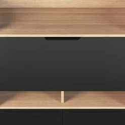 Temahome Sekretär Lomborg - Eiche / Matt Schwarz -Buromobel Verkaufe temahome buero 05 01 2017 4318932