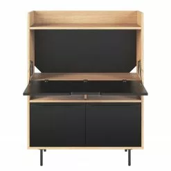 Temahome Sekretär Lomborg - Eiche / Matt Schwarz -Buromobel Verkaufe temahome buero 05 01 2017 4318944