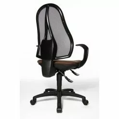 Topstar Drehstuhl Open Point SY - Kunstfaser / Mesh - Dunkelbraun / Schwarz -Buromobel Verkaufe topstar open point drehstuhl dunkelbraun m ts ast opt dbr 4