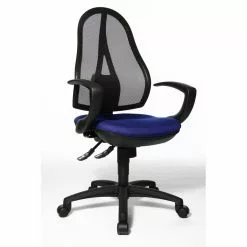 Topstar Drehstuhl Open Point SY - Kunstfaser / Mesh - Royalblau / Schwarz -Buromobel Verkaufe topstar open point drehstuhl royalblau m ts ast opt ryb 2