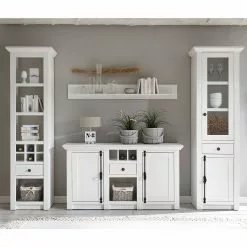 Maison Belfort Regal Geestland I - Pinie Weiß Dekor 12 Maison Belfort Regal Geestland I - Pinie Weiß Dekor -Buromobel Verkaufe wohnwand geestland ii 4 teilig pinie weiss dekor 4536072